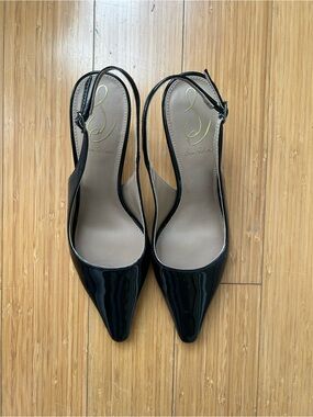 Sam Edelman Bianka Slingback Pumps Black Patent